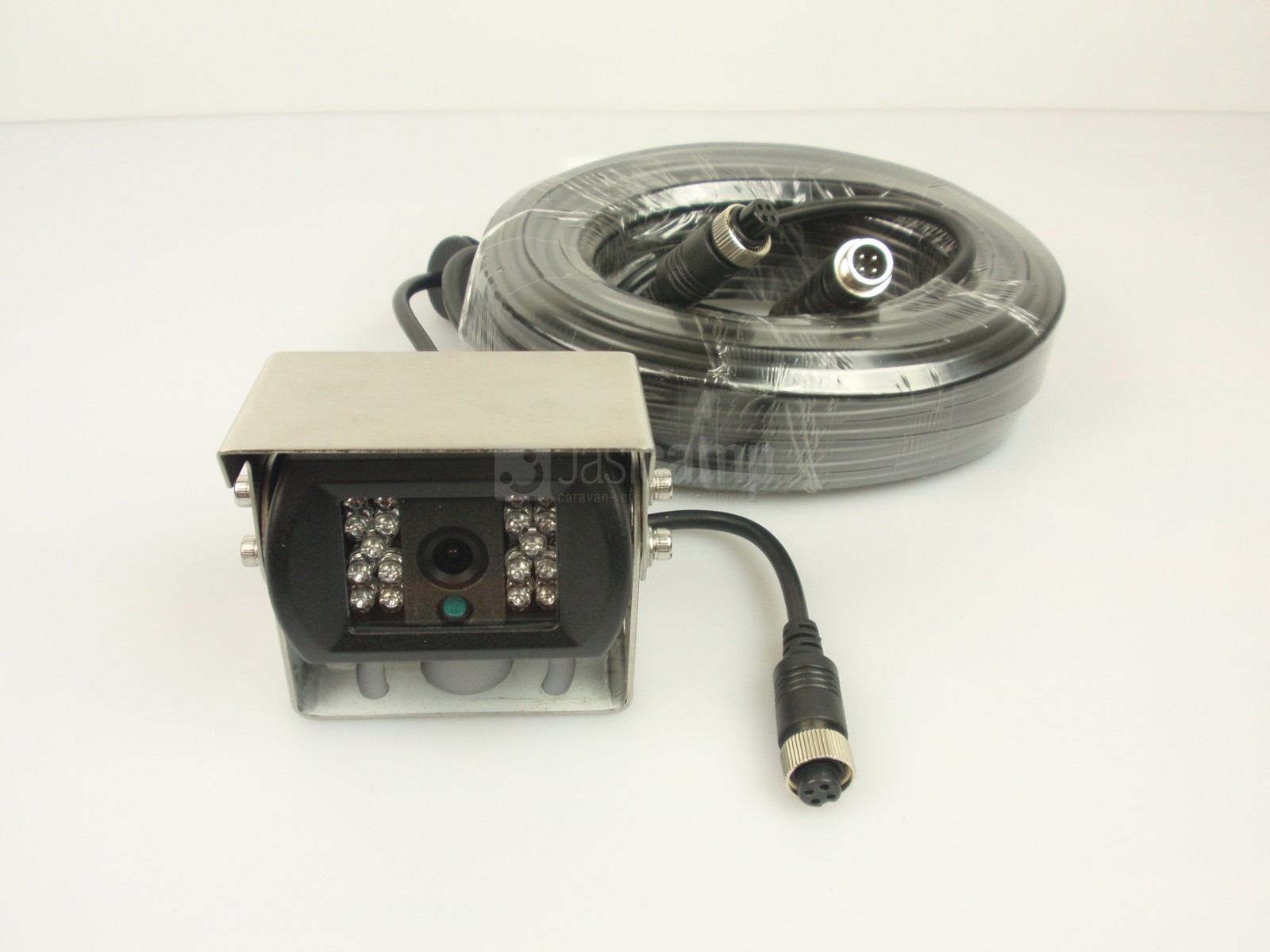 JCP-line losse kleuren CCD camera C10, met RVS beschermkap  IP68 systeem PAL.