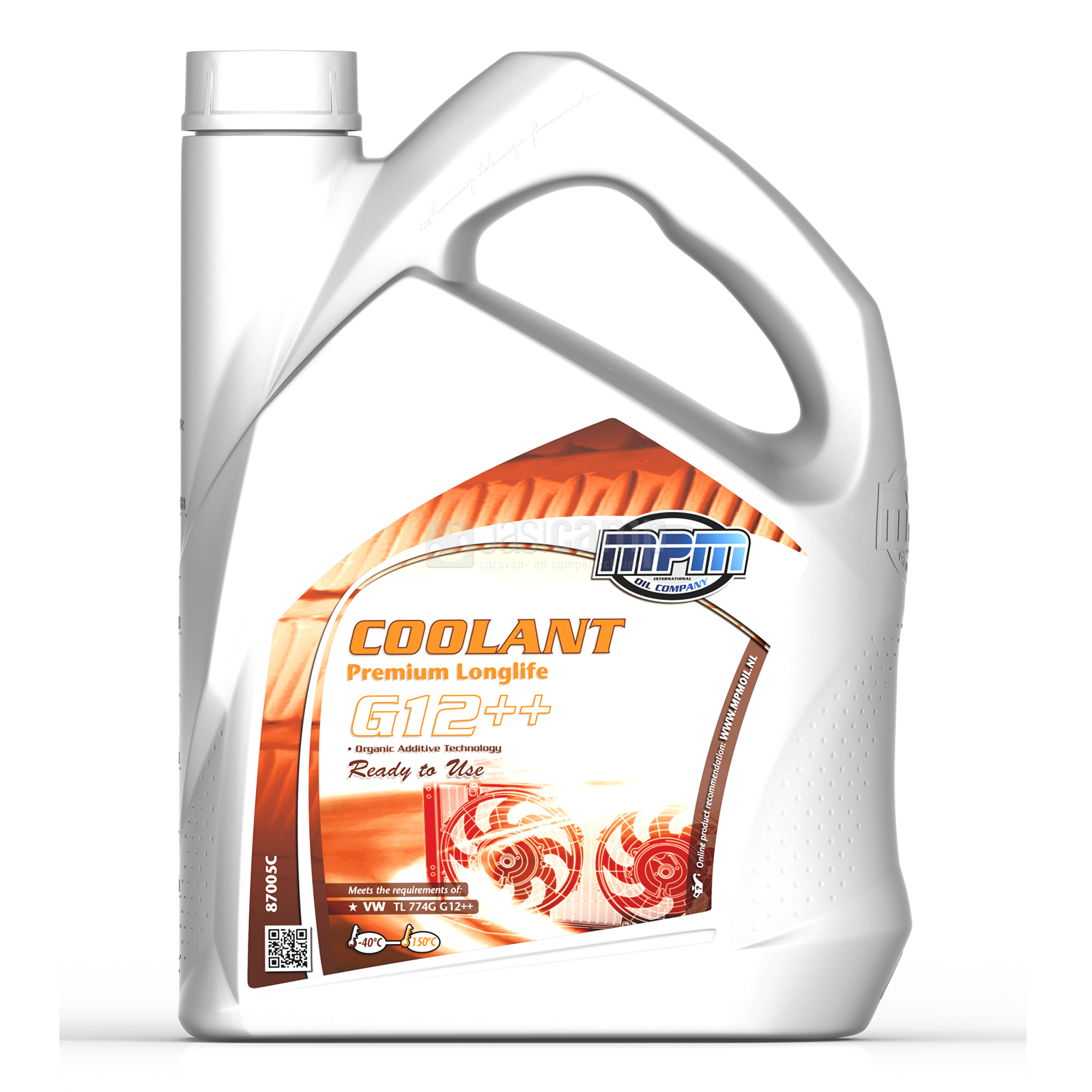 Koelvloeistof 40C 5 liter voor VW G12++ nr.87005C Koelvloeistof 40C 5 liter voor VW G12++ nr.87005C