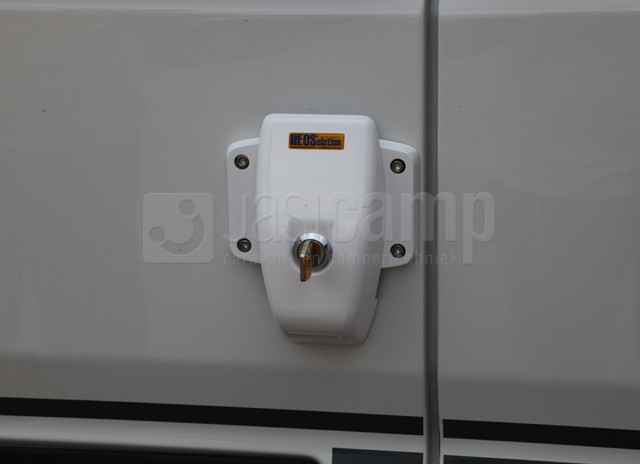 Heosafe Van Security 1760 slot kleur WIT  voor montage op schuifdeur en achterdeur van bus 