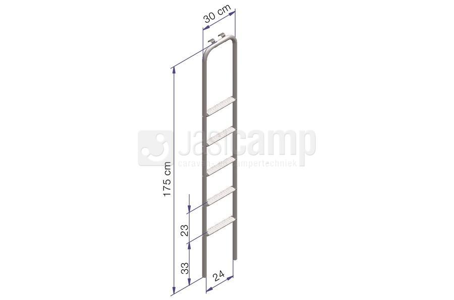 Thule ladder 5 steps 175cm. nr. 307492