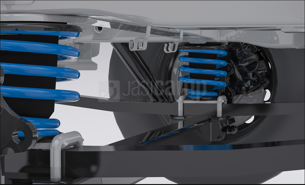 VB air suspension Coil Spring voor de achteras van Fiat Ducato 250 met